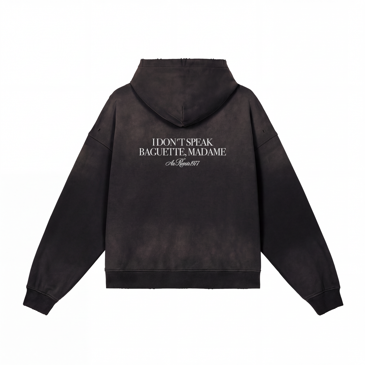 I DON'T SPEAK BAGUETTE, MADAME. — FULL-ZIP HOODIE