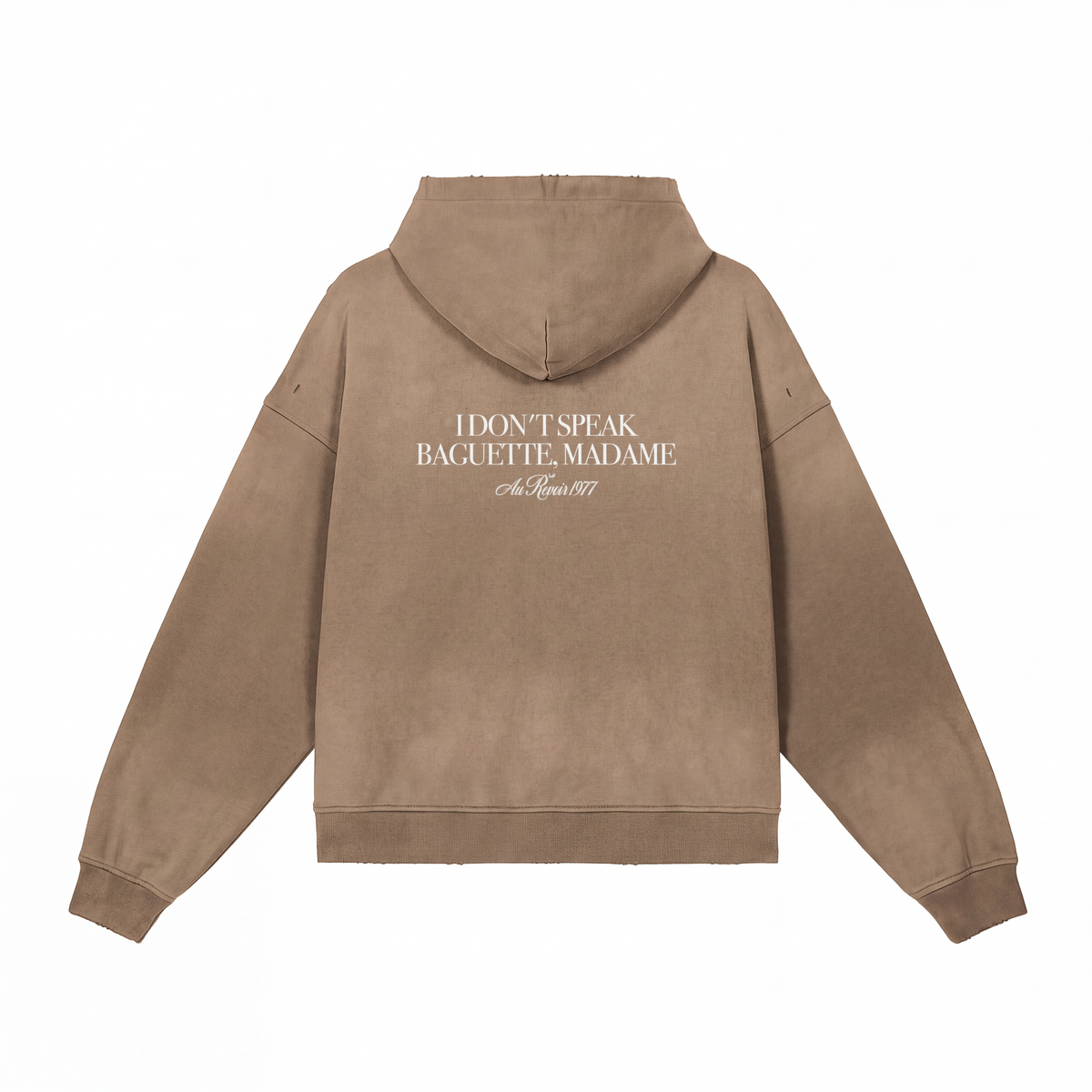 I DON'T SPEAK BAGUETTE, MADAME. — FULL-ZIP HOODIE